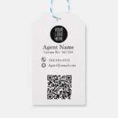 Welkom bij Estate Agent Cadeaulabel (Achterkant)