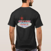 Welkom bij Fabulous HIGH SCHOOL op Las Vegas-teken T-shirt (Achterkant)