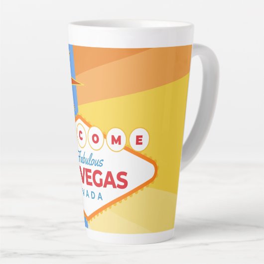  Welkom bij fabulous Las Vegas 2 souvenir Latte Mok (Rechterhoek)