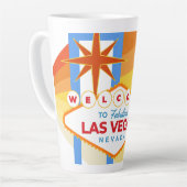  Welkom bij fabulous Las Vegas 2 souvenir Latte Mok (Linkerhoek)
