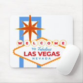 Welkom bij fabulous Las Vegas 3 White Muismat (Met muis)