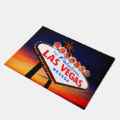 Welkom bij Fabulous Las Vegas Beauful Sunset Deurmat (Schuin)