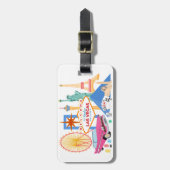 Welkom bij Fabulous Las Vegas City Bagagelabel (Voorkant verticaal)