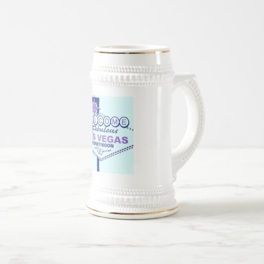 Welkom bij Fabulous Las Vegas Honeymoon Bierpul (Voorkant rechts)