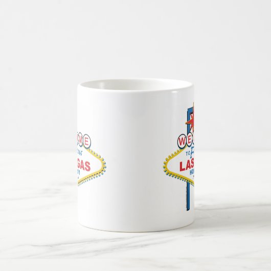 Welkom bij Fabulous Las Vegas Honeymoon Koffiemok (Center)