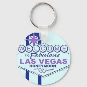 Welkom bij Fabulous Las Vegas Honeymoon Sleutelhanger