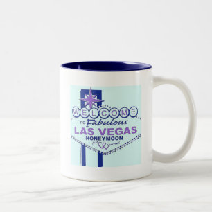Welkom bij Fabulous Las Vegas Honeymoon Tweekleurige Koffiemok