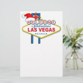 Welkom bij Fabulous Las Vegas Kerstmis Briefpapier (Staand voorkant)