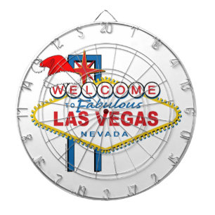 Welkom bij Fabulous Las Vegas Kerstmis Dartbord