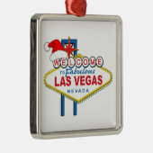 Welkom bij Fabulous Las Vegas Kerstmis Metalen Ornament (Rechts)