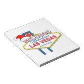 Welkom bij Fabulous Las Vegas Kerstmis Notitieblok (Schuin)