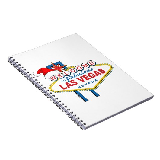 Welkom bij Fabulous Las Vegas Kerstmis Notitieboek (Rechterzijde)