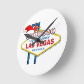 Welkom bij Fabulous Las Vegas Kerstmis Ronde Klok (Hoek)