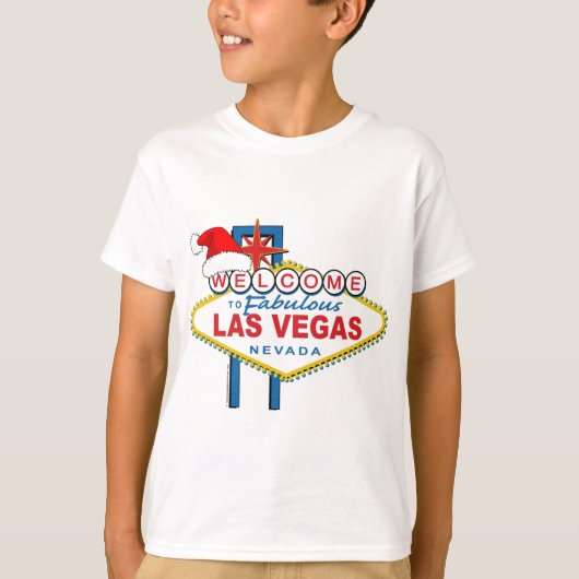 Welkom bij Fabulous Las Vegas Kerstmis T-shirt (Voorkant)