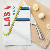 Welkom bij Fabulous Las Vegas Kerstmis Theedoek (Quarter Fold)