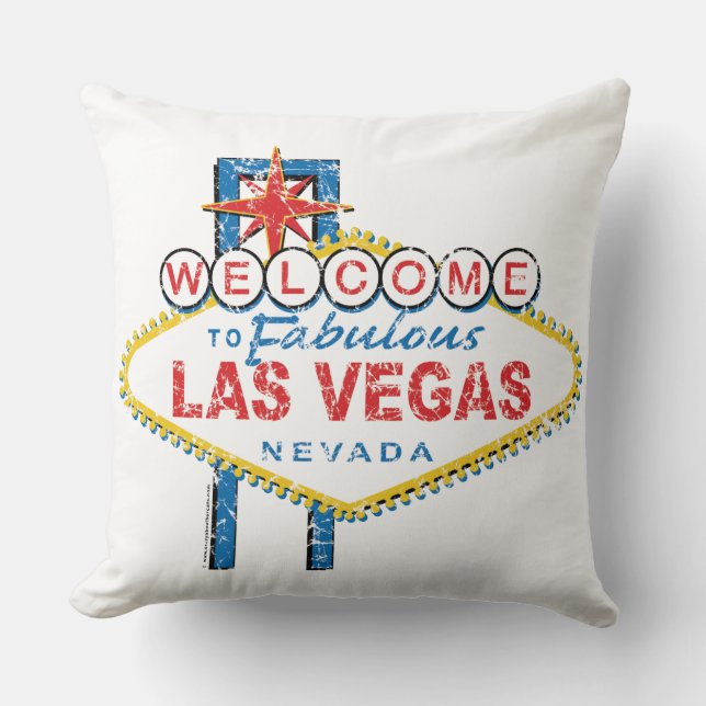 Welkom bij Fabulous Las Vegas Kussen (Voorkant)