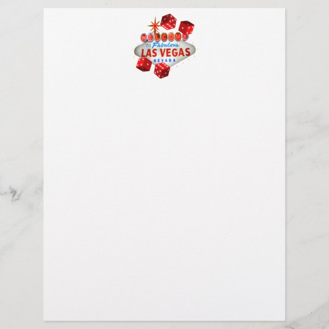 Welkom bij Fabulous Las Vegas Letterhead (Voorkant)