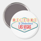 Welkom bij Fabulous las vegas Magneet (Voorkant / Achterkant)