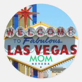 Welkom bij Fabulous Las Vegas MOM Sticker