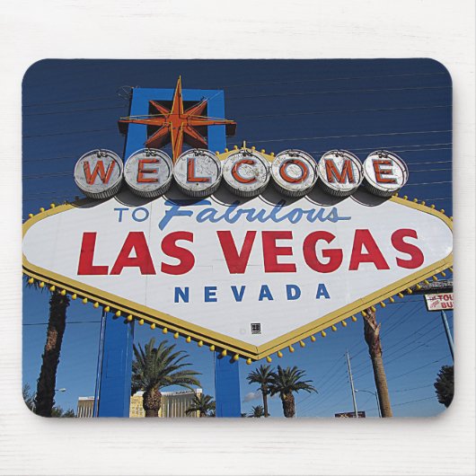 Welkom bij Fabulous Las Vegas Mousepad Muismat (Voorkant)