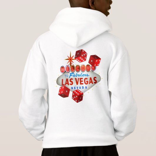 Welkom bij Fabulous Las Vegas Nevada Kinder Hoodie (Achterkant)