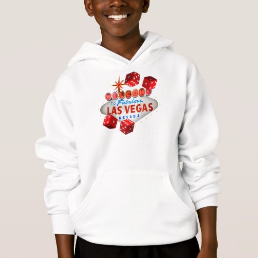 Welkom bij Fabulous Las Vegas Nevada Kinder Hoodie (Voorkant)