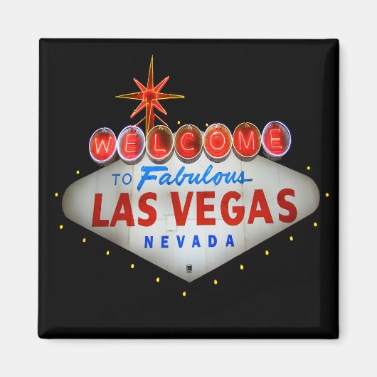 Welkom bij Fabulous Las Vegas Nevada Magnet (Voorkant)