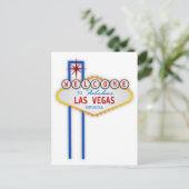 Welkom bij Fabulous Las Vegas Nevada Sign briefkaa Briefkaart (Staand voorkant)