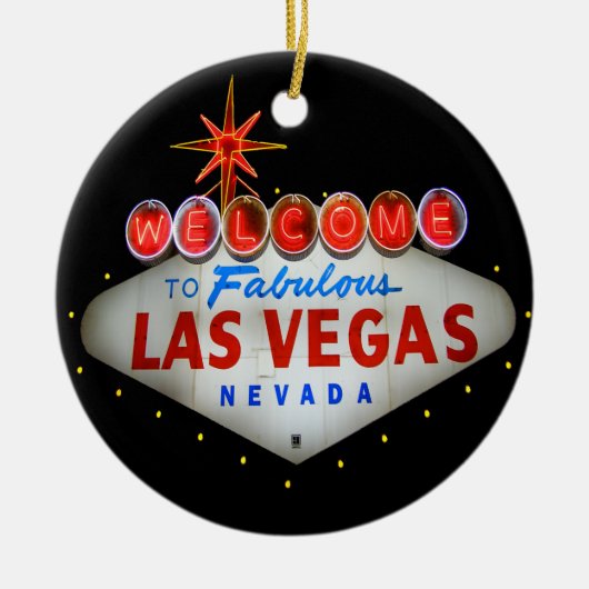 Welkom bij Fabulous Las Vegas Ornament (Voorkant)