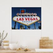 Welkom bij Fabulous Las Vegas Poster Print (Keuken)