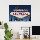 Welkom bij Fabulous Las Vegas Poster Print (Thuiskantoor)