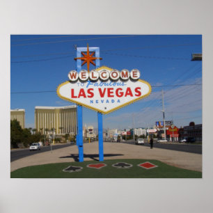 Welkom bij Fabulous Las Vegas Poster Print