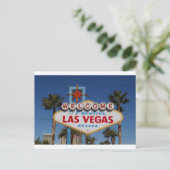Welkom bij Fabulous Las Vegas Sign  Briefkaart (Staand voorkant)