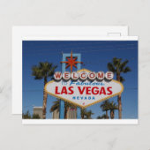 Welkom bij Fabulous Las Vegas Sign  Briefkaart (Voorkant / Achterkant)