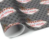 Welkom bij Fabulous Las Vegas Sign Kaart Suits Cadeaupapier (Rol Hoek)