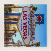 Welkom bij Fabulous Las Vegas Sign Puzzle Legpuzzel (Horizontaal)