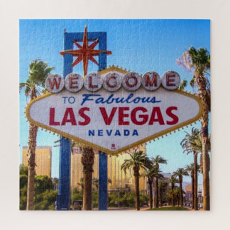 Welkom bij Fabulous Las Vegas Sign Puzzle Legpuzzel