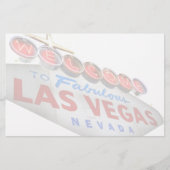 Welkom bij Fabulous Las Vegas Stationery Briefpapier (Voorkant)