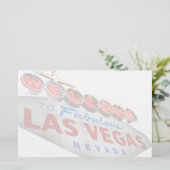Welkom bij Fabulous Las Vegas Stationery Briefpapier (Staand voorkant)