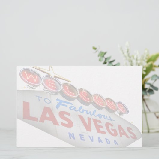 Welkom bij Fabulous Las Vegas Stationery Briefpapier (Staand voorkant)