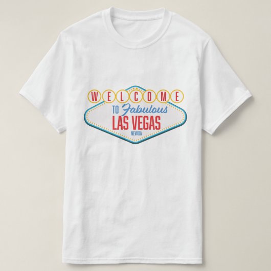 Welkom bij Fabulous las vegas T-shirt (Design voorkant)