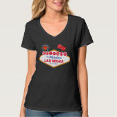 Welkom bij Fabulous Las Vegas Trip Las Vegas Sign T-shirt (Voorkant)