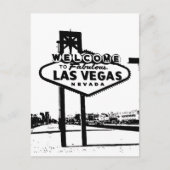 Welkom bij Fabulous Las Vegas Vector Graphic Briefkaart (Voorkant)