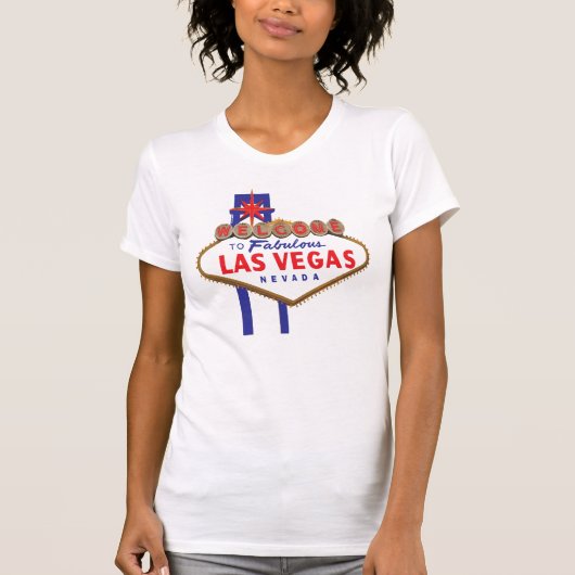 Welkom bij Fabulous Las Vegas Vector Graphic T-shi T-shirt (Voorkant)