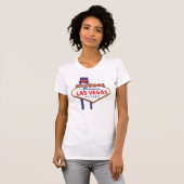 Welkom bij Fabulous Las Vegas Vector Graphic T-shi T-shirt (Voorkant volledig)