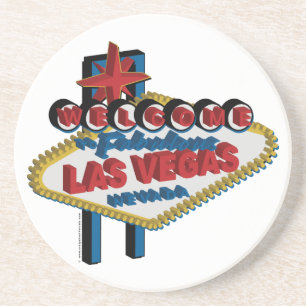 Welkom bij Fabulous Las Vegas Zandsteen Onderzetter