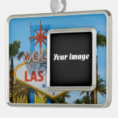 Welkom bij Fabulous - uw afbeelding Verzilverd Omlijst Ornament (Links)