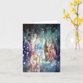 Welkom bij Fairyland Note Card Kaart (Gele Bloem)