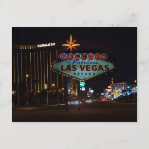 Welkom bij Fantastische Las Vegas Briefkaarten
