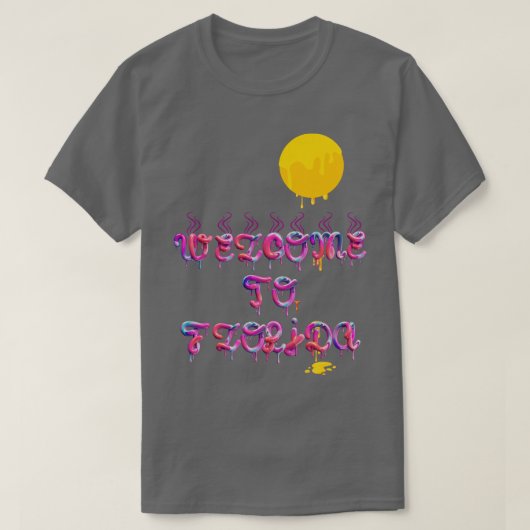 Welkom bij Florida, de zon gebakken staat T-shirt (Design voorkant)